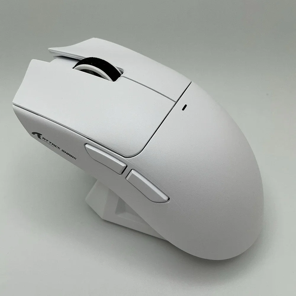 Attack Shark X11 Pixart White Wireless Gaming Mouse RGB + Dock | Tri-Mode Charge